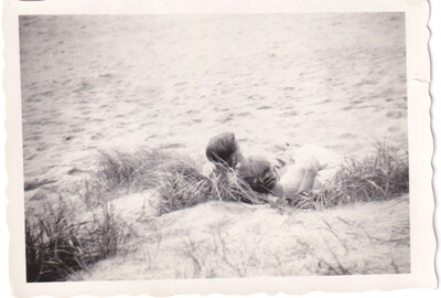 Bouwe en Geertje? Niet goed te zien.
