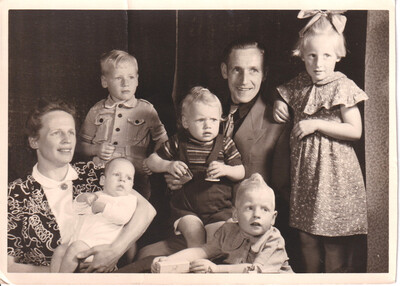 Bontje Veldstra en Roelof Kingma familie.

