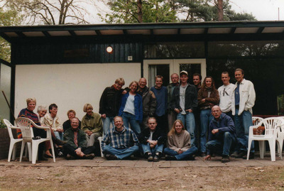 Groepsfoto in Maarn 1996.
